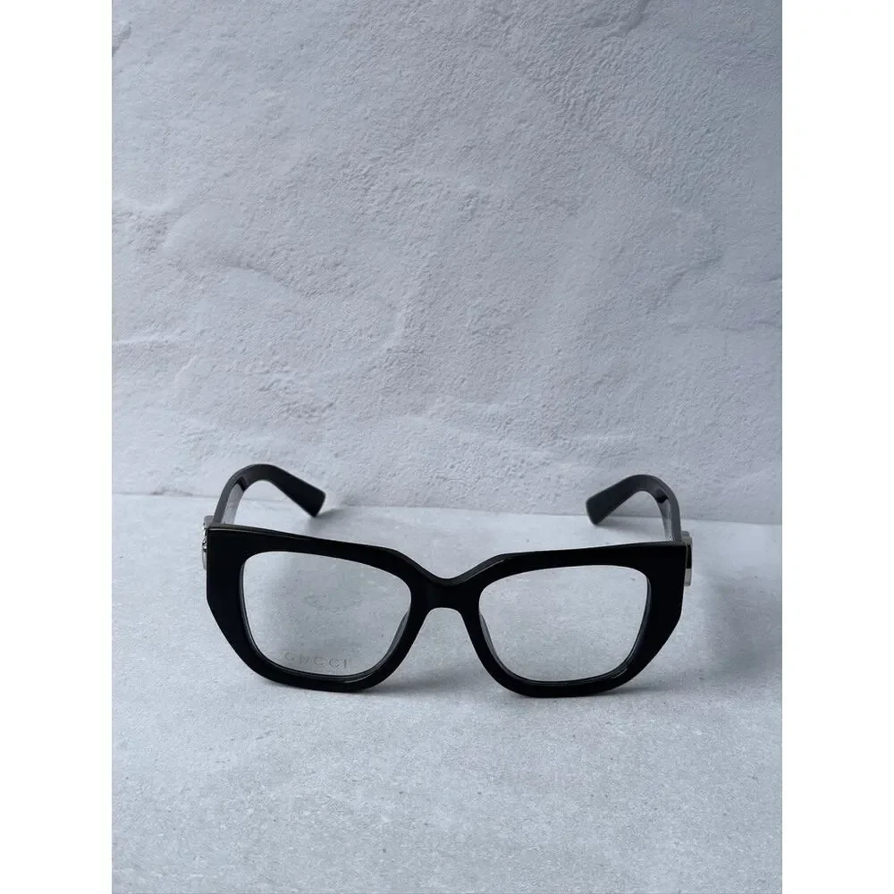 NEW Gucci GG1952O Black Thick Rim Eyeglasses Frames $515